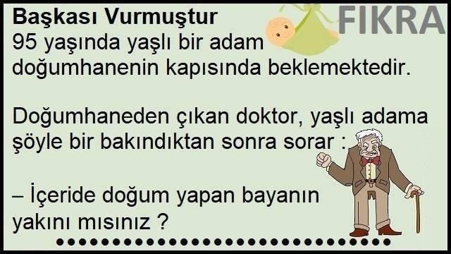 Başkası Vurmuştur Fıkrası | Ben de Onu Demeye Çalışıyorum Fıkrası