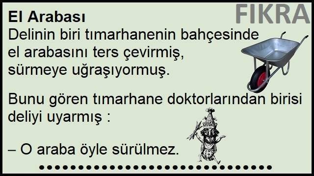 El Arabası Fıkrası | Enayi miyim Ben ? Fıkrası