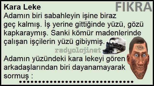 Kara Leke Fıkrası | Yüzdeki Kara Leke Fıkrası