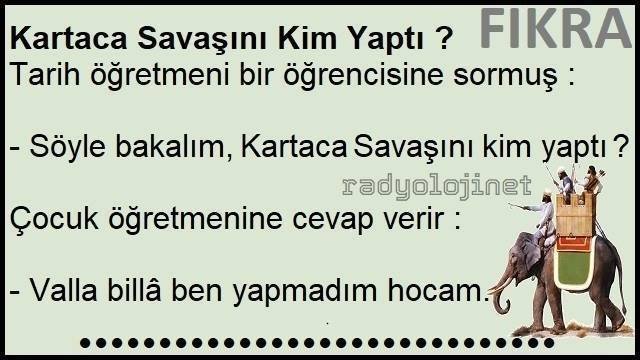 Kartaca Savaşını Kim Yaptı ? Fıkrası