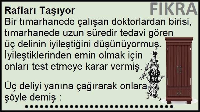 Rafları Taşıyor Fıkrası | Üç Deli Fıkrası
