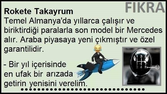 Rokete Takayrum Fıkrası | Son Model Mercedes Fıkrası | Geri Vites Fıkrası
