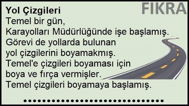 Yol Çizgileri Fıkrası | Yol Çizgisi Fıkrası