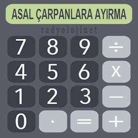 Asal Çarpanlara Ayırma Hesaplama Aracı - Asal Çarpan Hesaplama Aracı