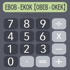 EBOB EKOK Hesaplama Aracı - OBEB OKEK Hesaplama Aracı